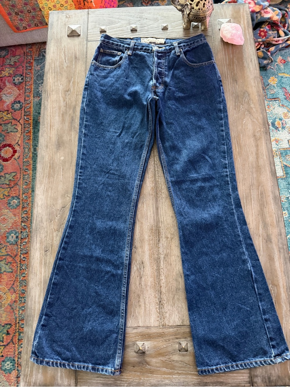 American Eagle Outfitters Dark Blue Flare Jeans